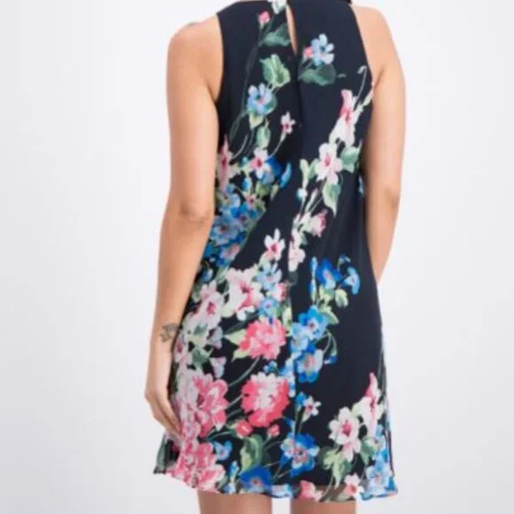 Lauren Ralph Lauren A-Line Navy Floral Dress - Picture 2 of 5